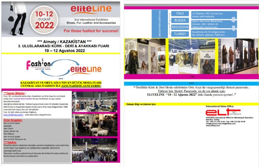 ELITE LINE Uluslararası Kürk-Deri Hazır Giyim Fuarı