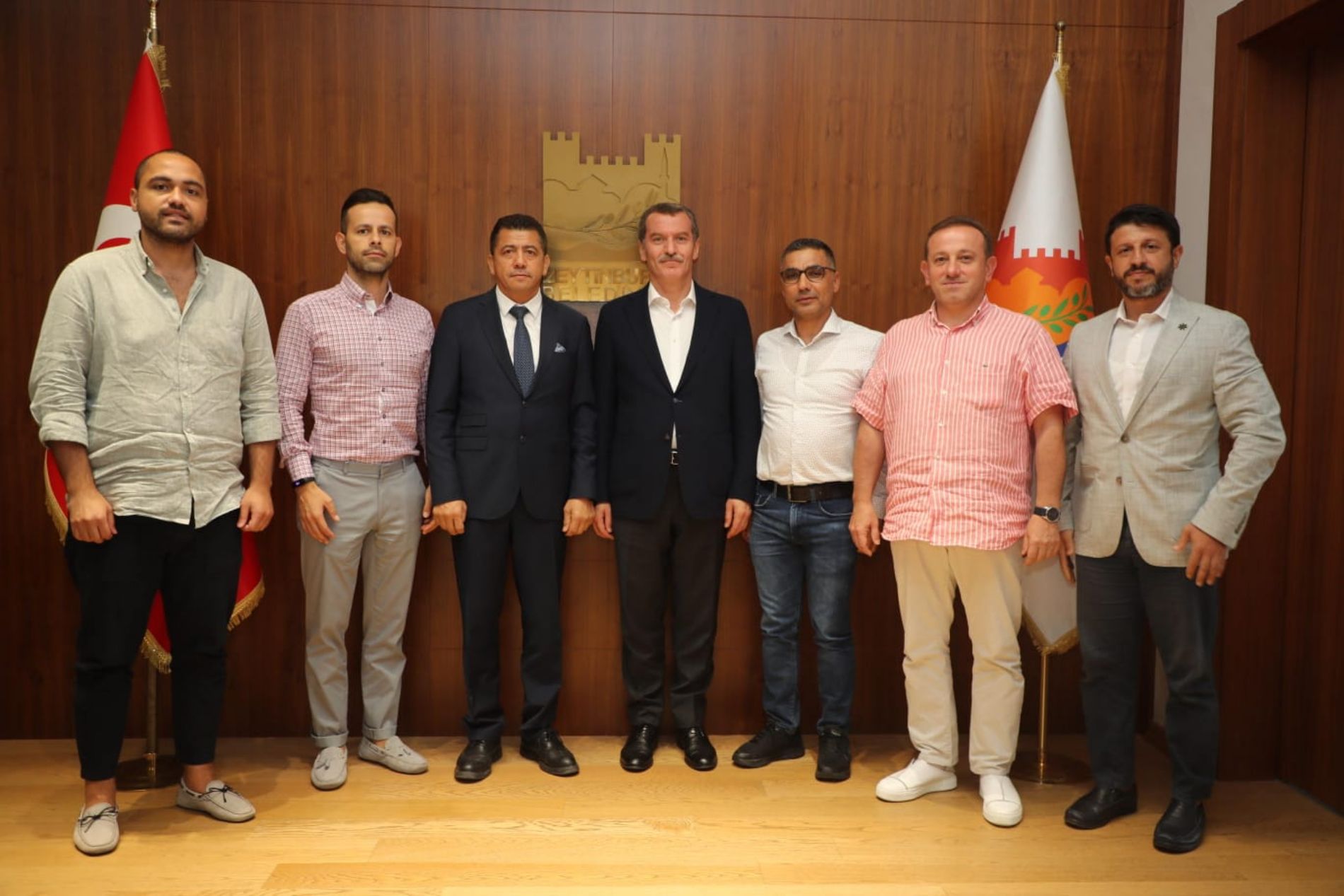 KSIAD BOARD MEMBERS VISITED MR.OMER ARISOY, MAYOR OF ZEYTINBURNU